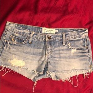 Denim shorts
